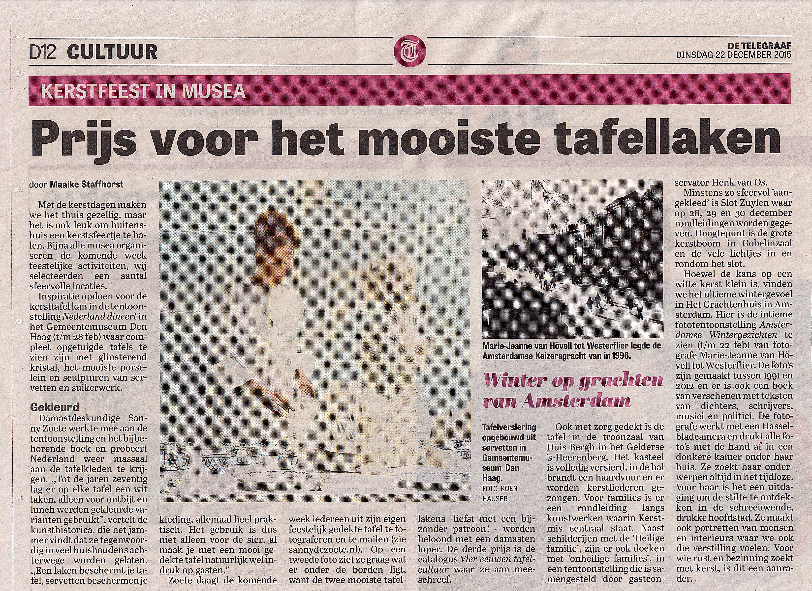 Telegraaf, 22 december 2015